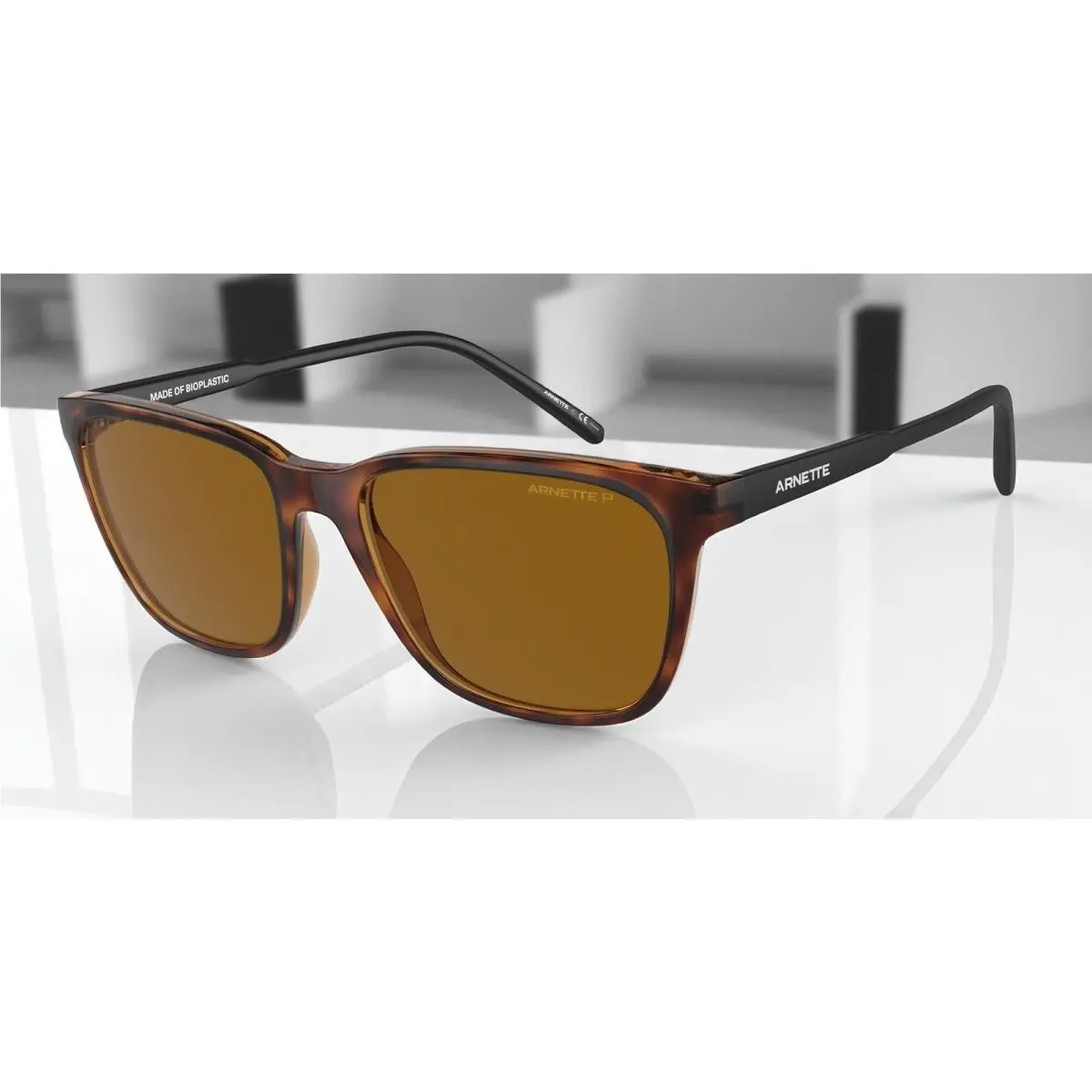 Arnette AN4291 277083 Dark Avana Brown Polarized 57 mm Men`s Sunglasses