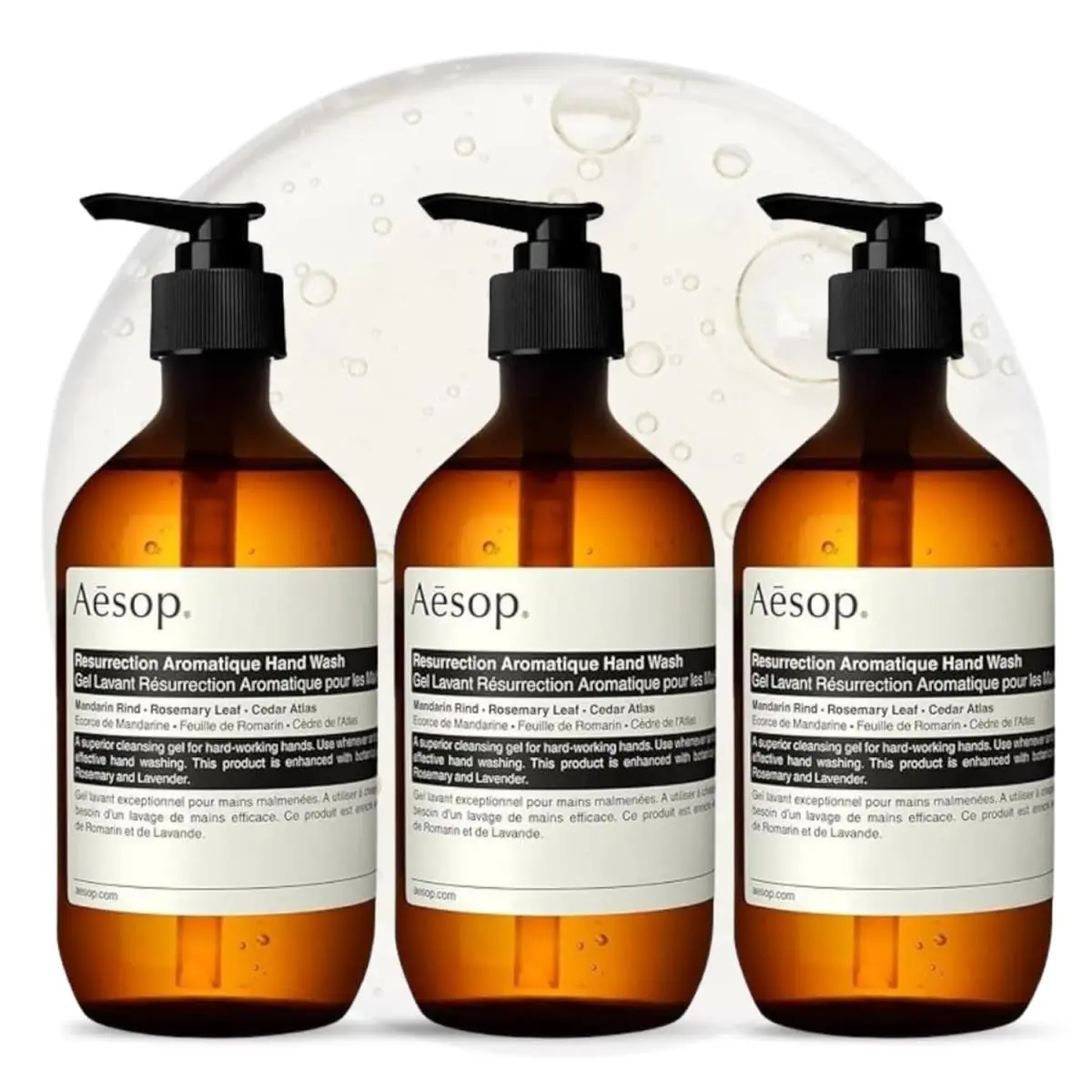 Aesop Resurrection Aromatique Hydrating Hand Wash Gentle Non-drying Hand Soap