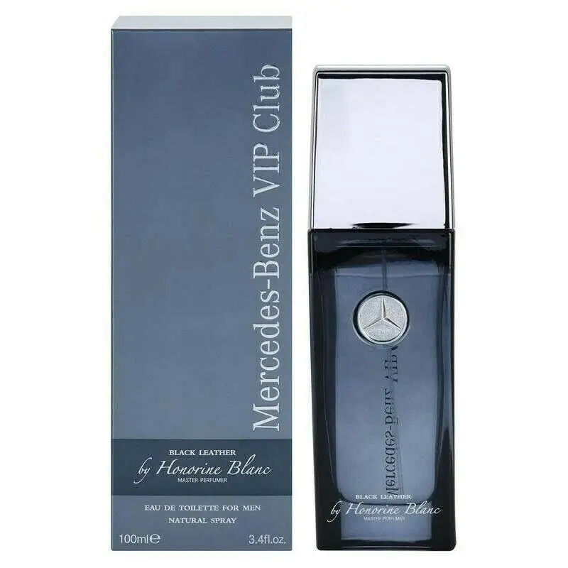 Mercedes-benz Vip Club Black Leather by Honorine Blanc Edt 100ML/3.4FL.OZ Rare by Mercedes-Benz