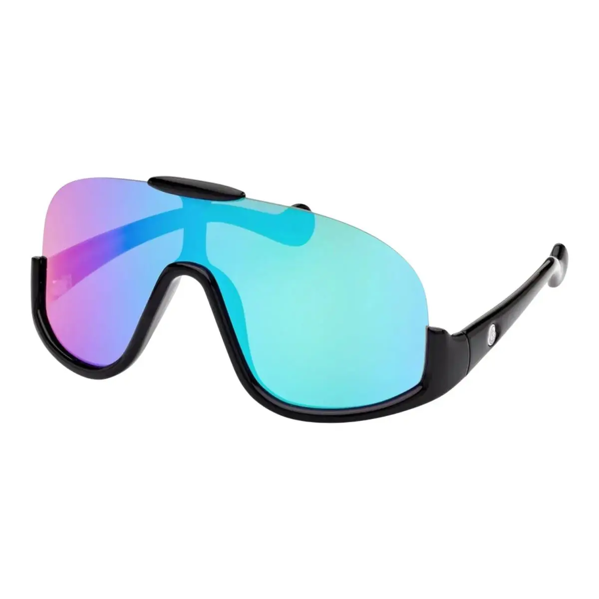 ML0230 Visseur Shield Sunglasses in Black Men`s by Moncler