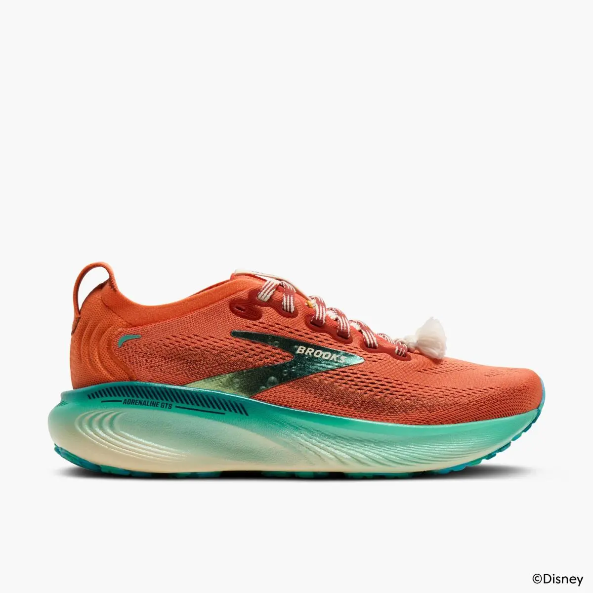 Brooks shoes - Adrenaline GTS 25 Moana Run Disney - Orange / Blue / Yellow (UPC: 195394924756) 2