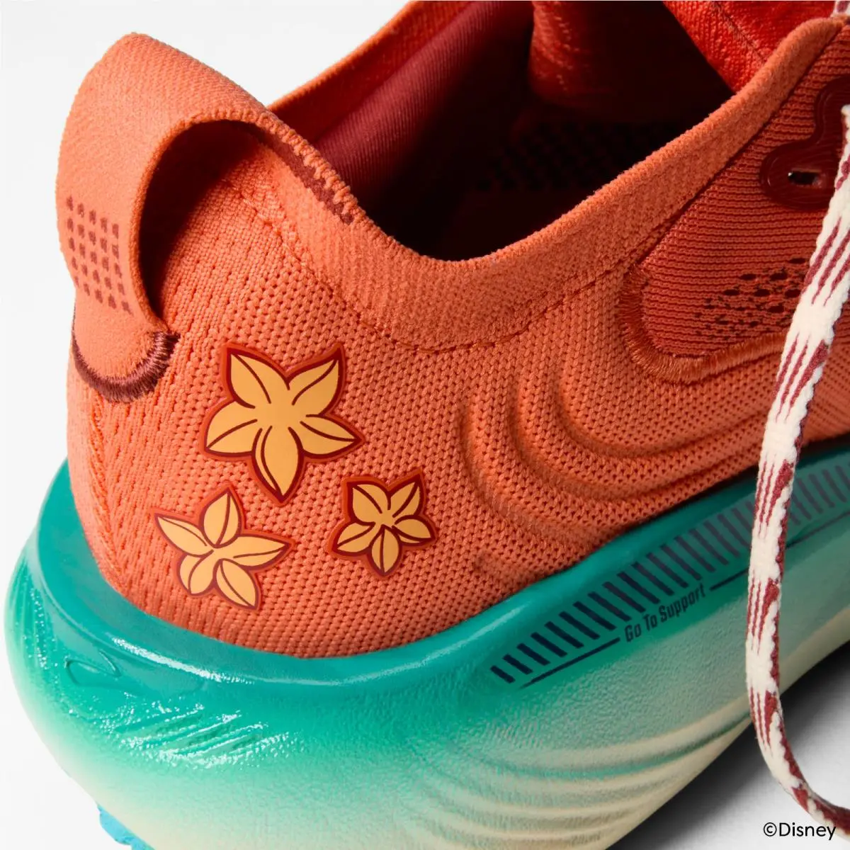 Brooks shoes - Adrenaline GTS 25 Moana Run Disney - Orange / Blue / Yellow (UPC: 195394924756) 6