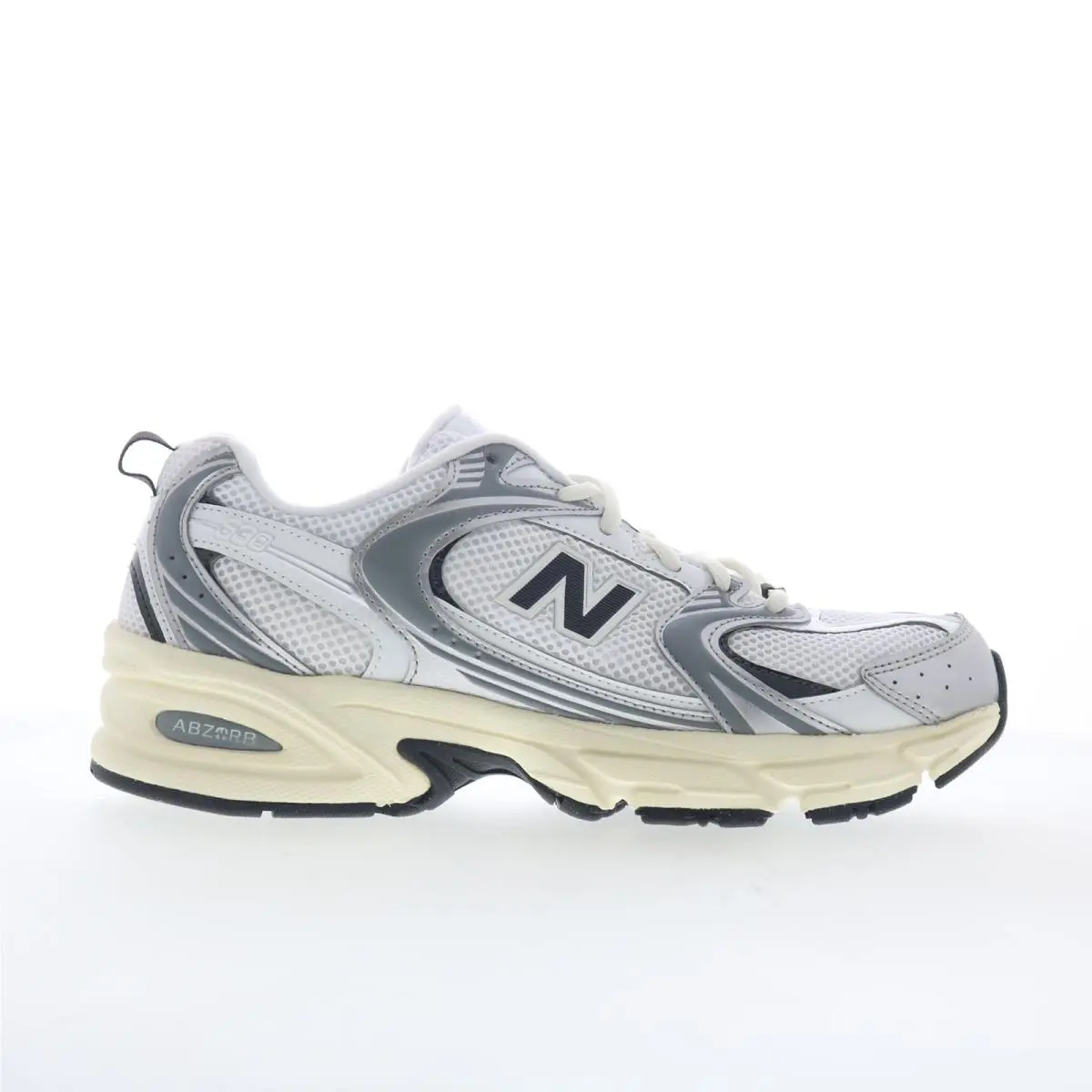 New Balance 530 U530ESA Mens Silver Mesh Athletic Running Shoes