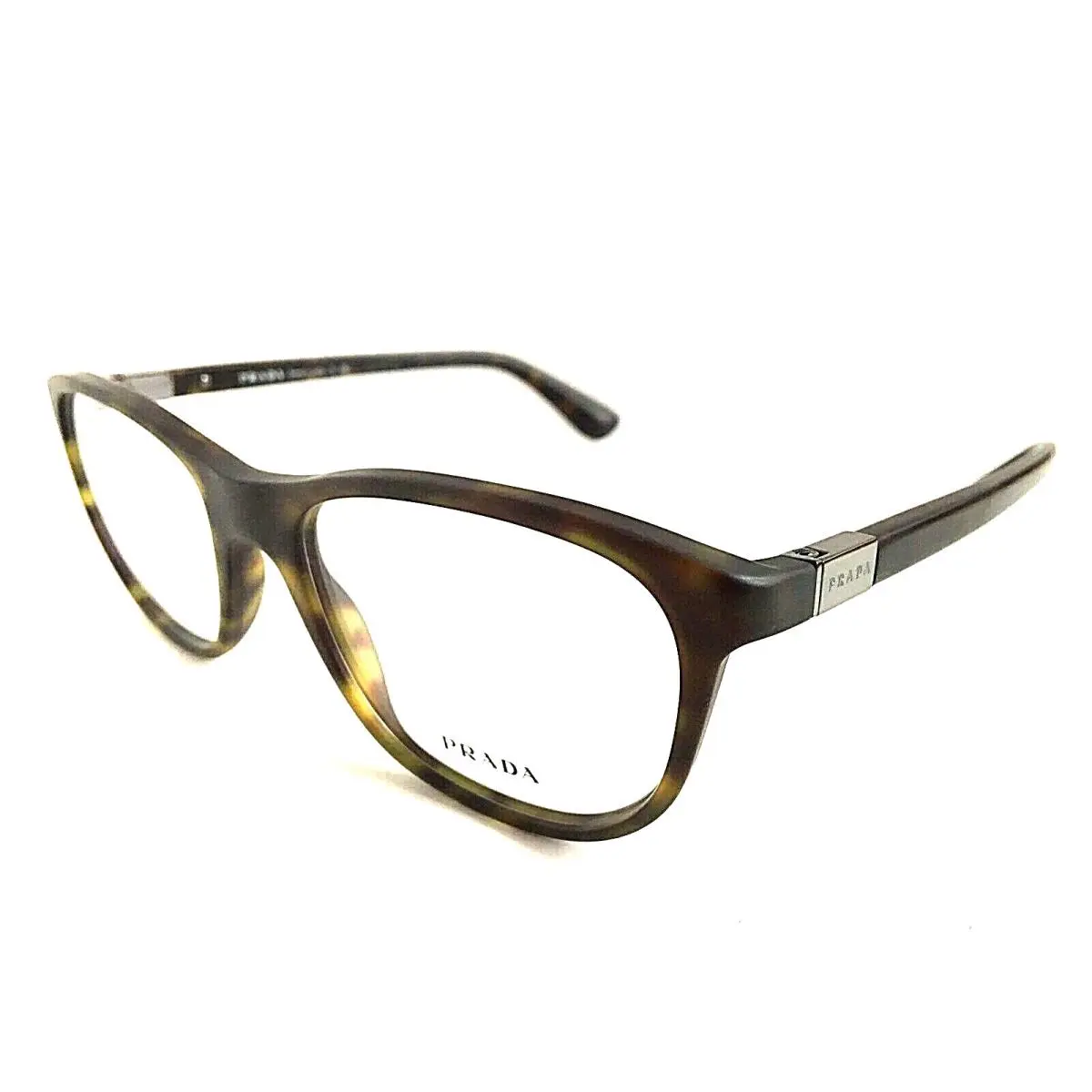 Prada Vpr 2R9 QAH-1O1 54mm Matte Tortoise Women`s Eyeglasses Frame 8