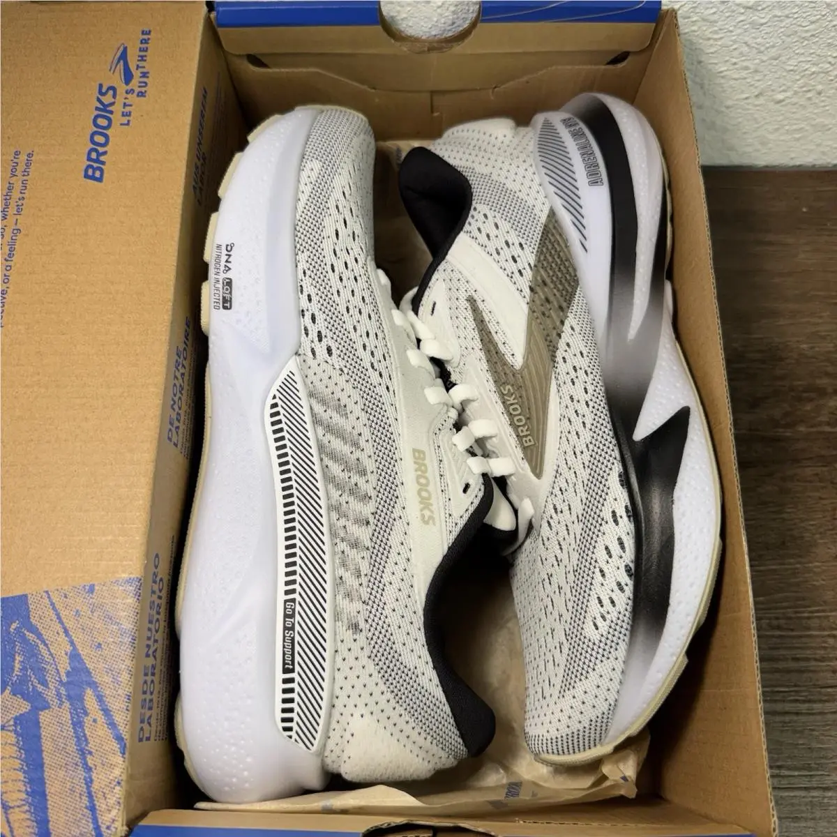 Brooks shoes - Brooks Adrenaline GTS 24 - Adrenaline GTS - 1204261B126 - White 1
