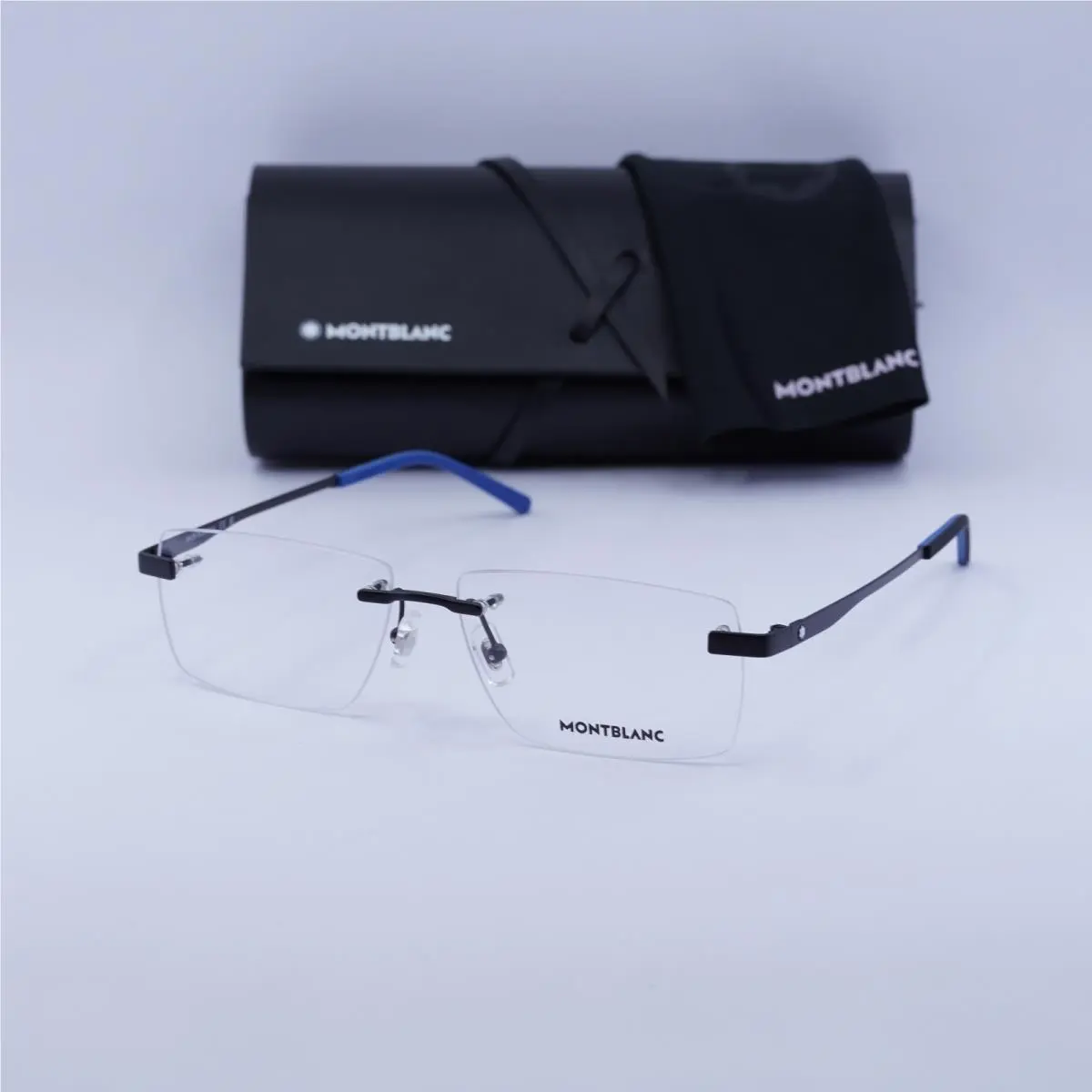 Montblanc MB0105O 001 Black 57mm Eyeglasses
