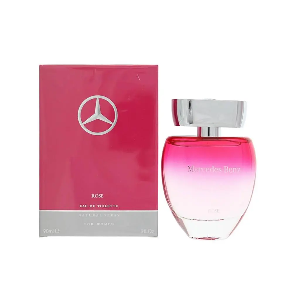 Mercedes Benz Rose by Mercedes Benz Box For Women 3 Oz Eau De Toilette Spray by Mercedes-Benz