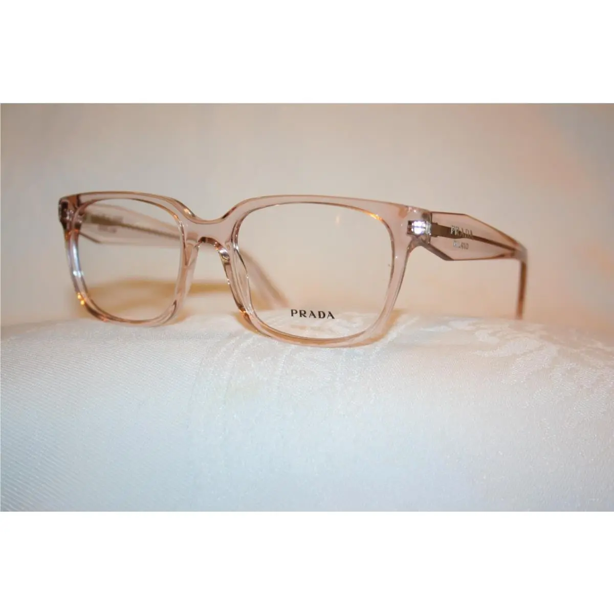 Prada Eyeglasses Vpr 17Z Crystal Pink 15J-101 52-18-140