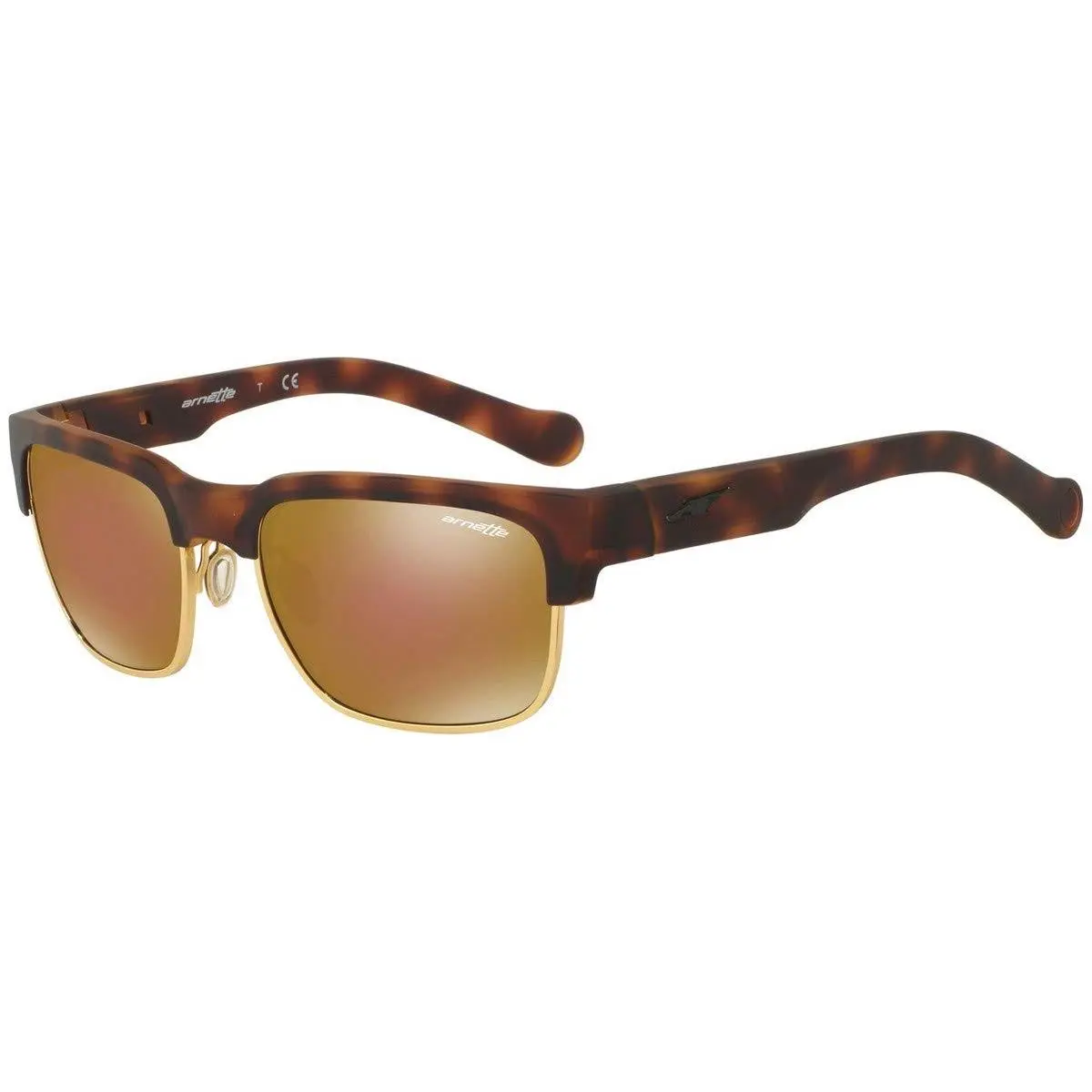 Arnette Dean AN4205 21527D Sunglasses Havana Frame 59mm W/gold/brown Lens
