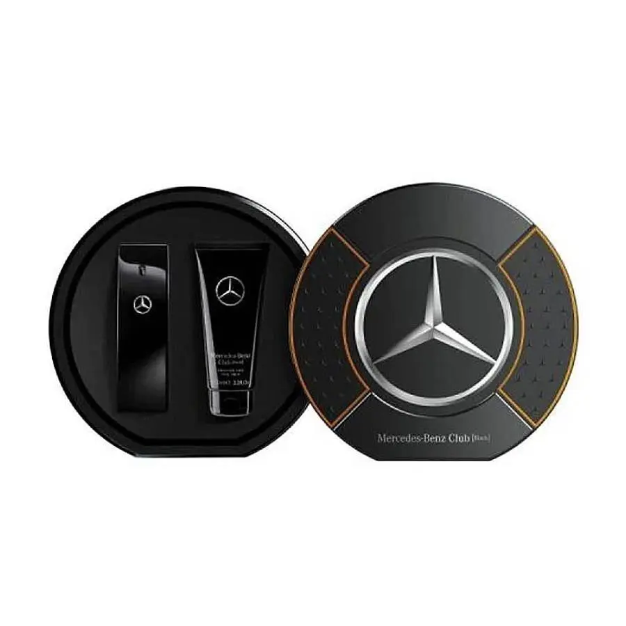 Mercedes Benz Club Black Edt 3.4 Oz + SG 3.4 Oz by Mercedes-Benz
