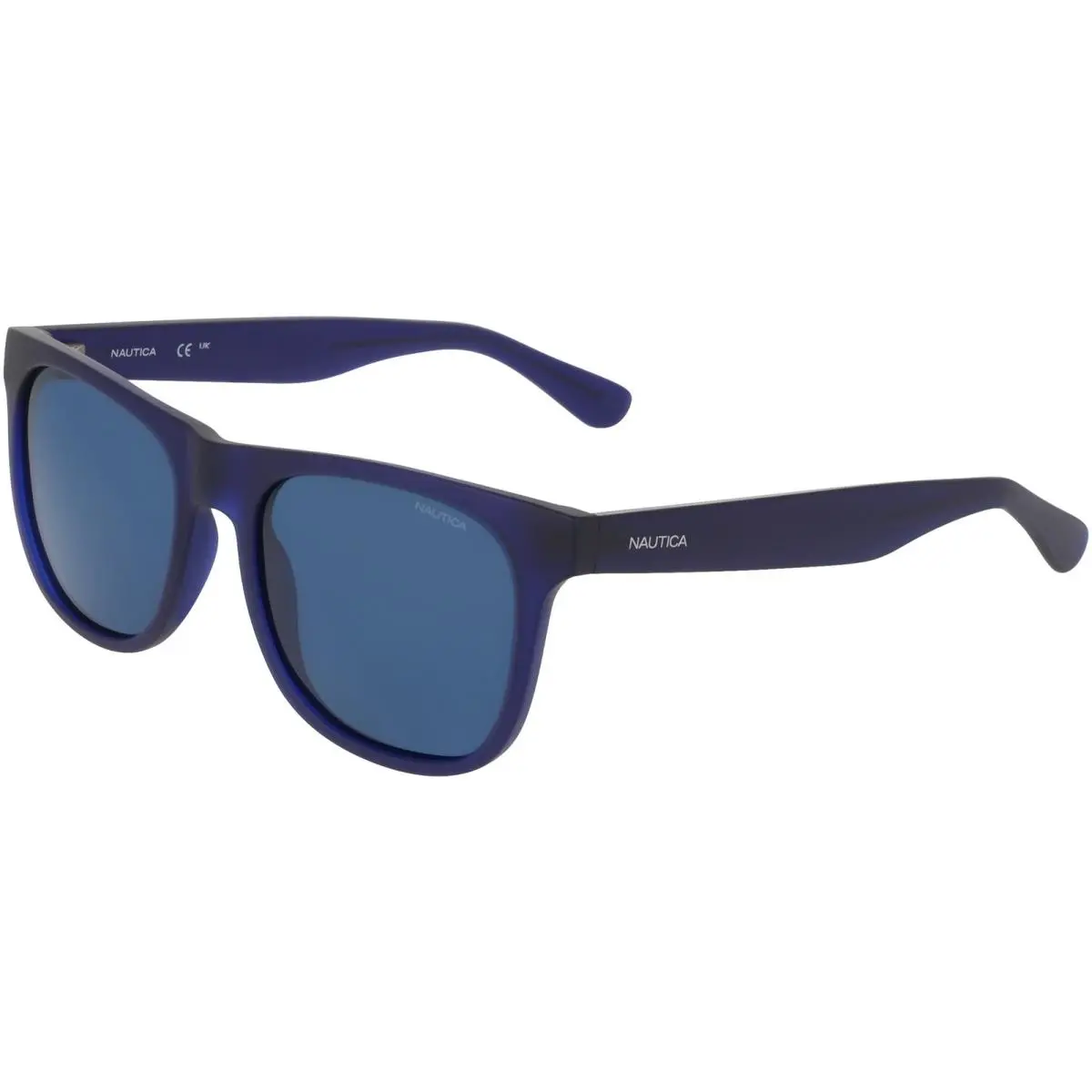 Men`s Polarized Square Sunglasses w/ Steel Hinges N913SP Made In Vietnam Matte Navy/Blue (410) by Nautica