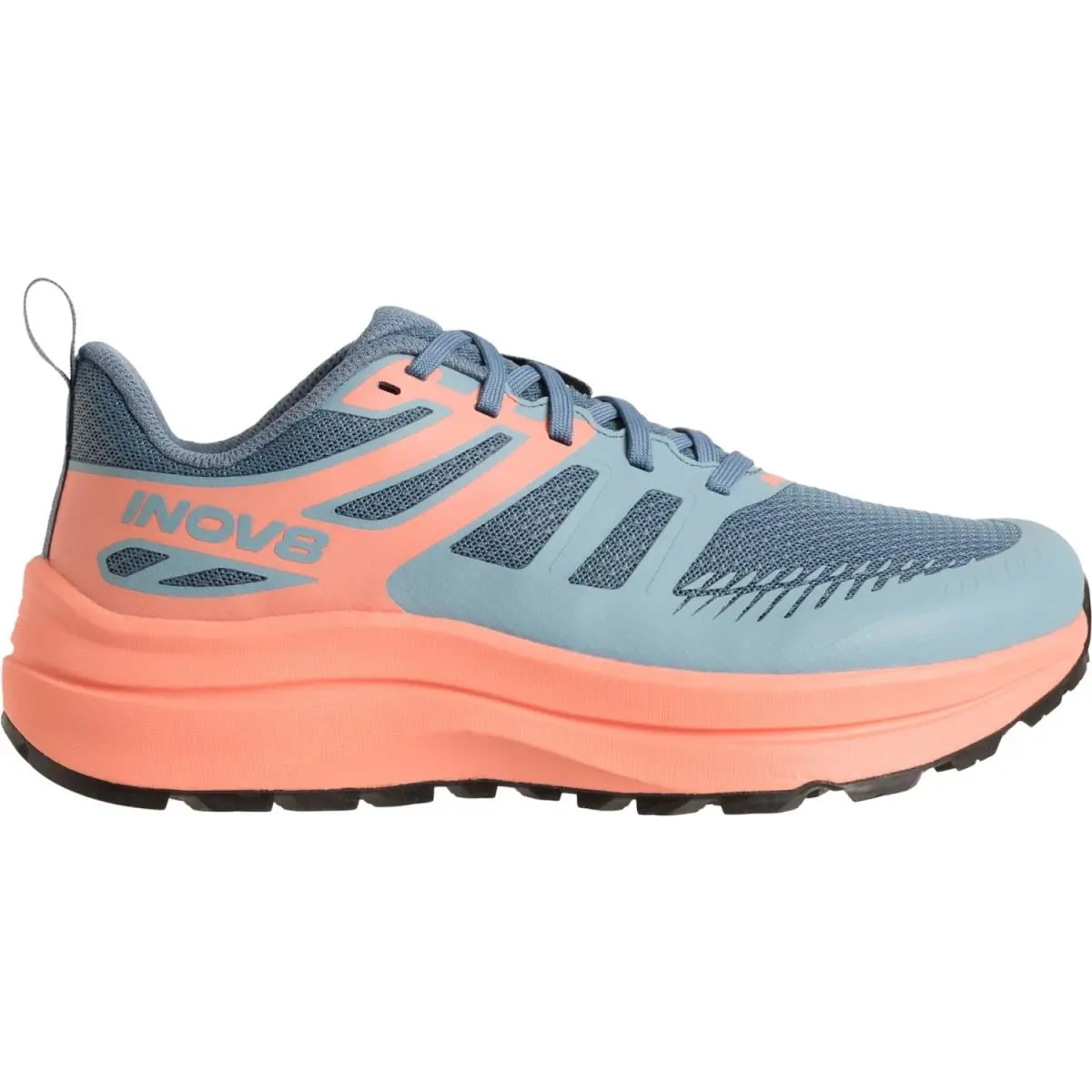 inov-8 shoes - Blue Grey Coral 1