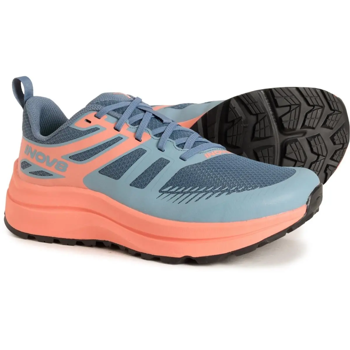 inov-8 shoes - Blue Grey Coral 5