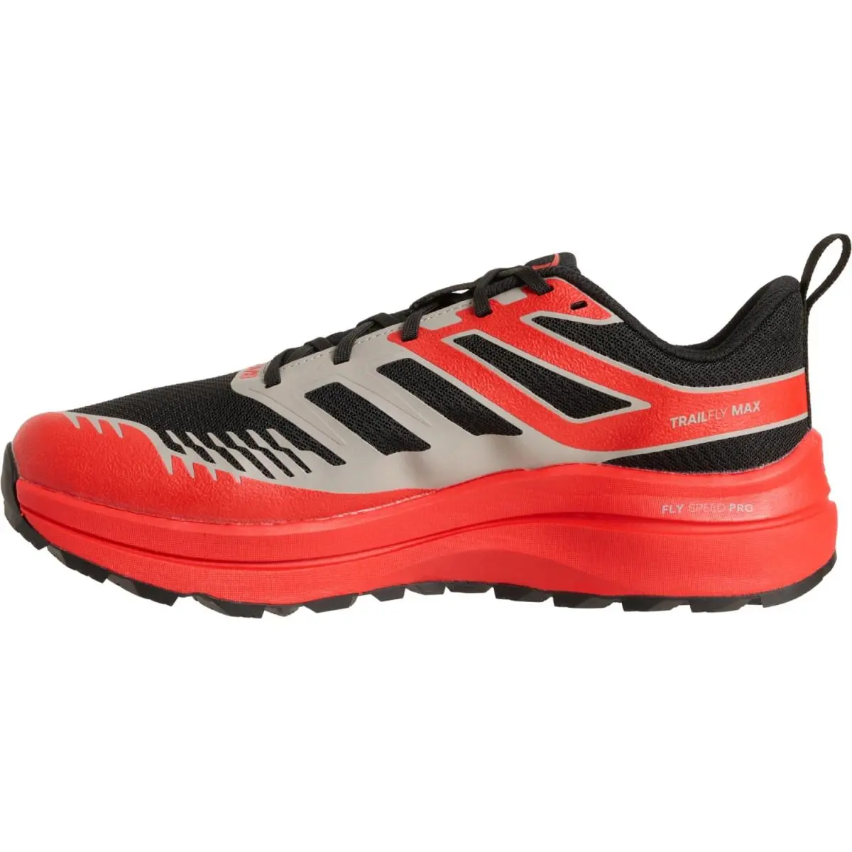 inov-8 shoes - Black Light Grey Red 8