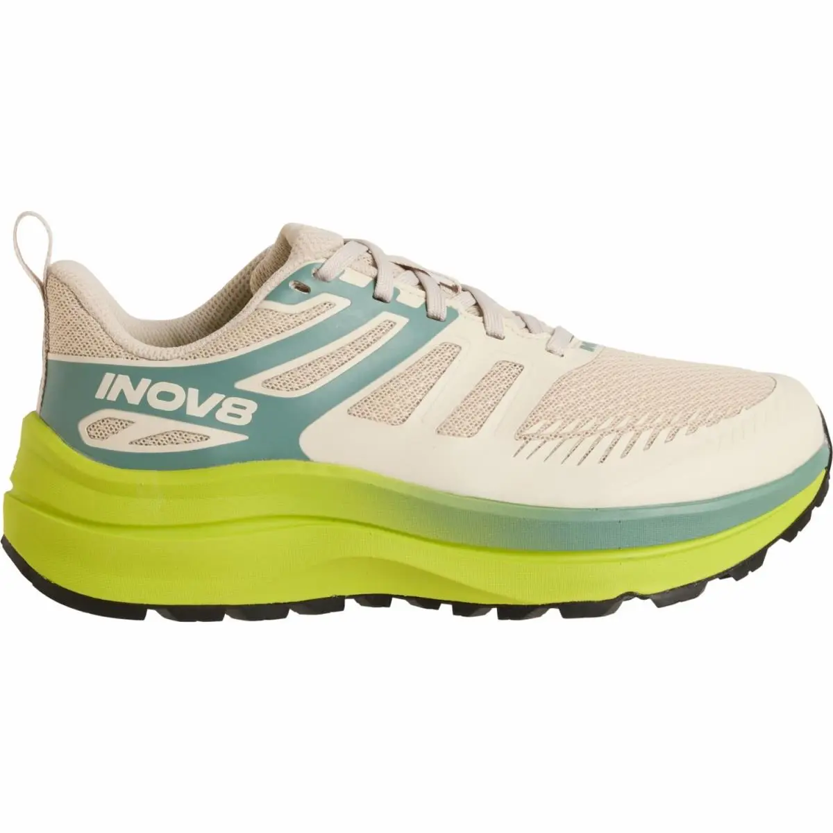 inov-8 shoes - Ivory Storm Blue Lime 9