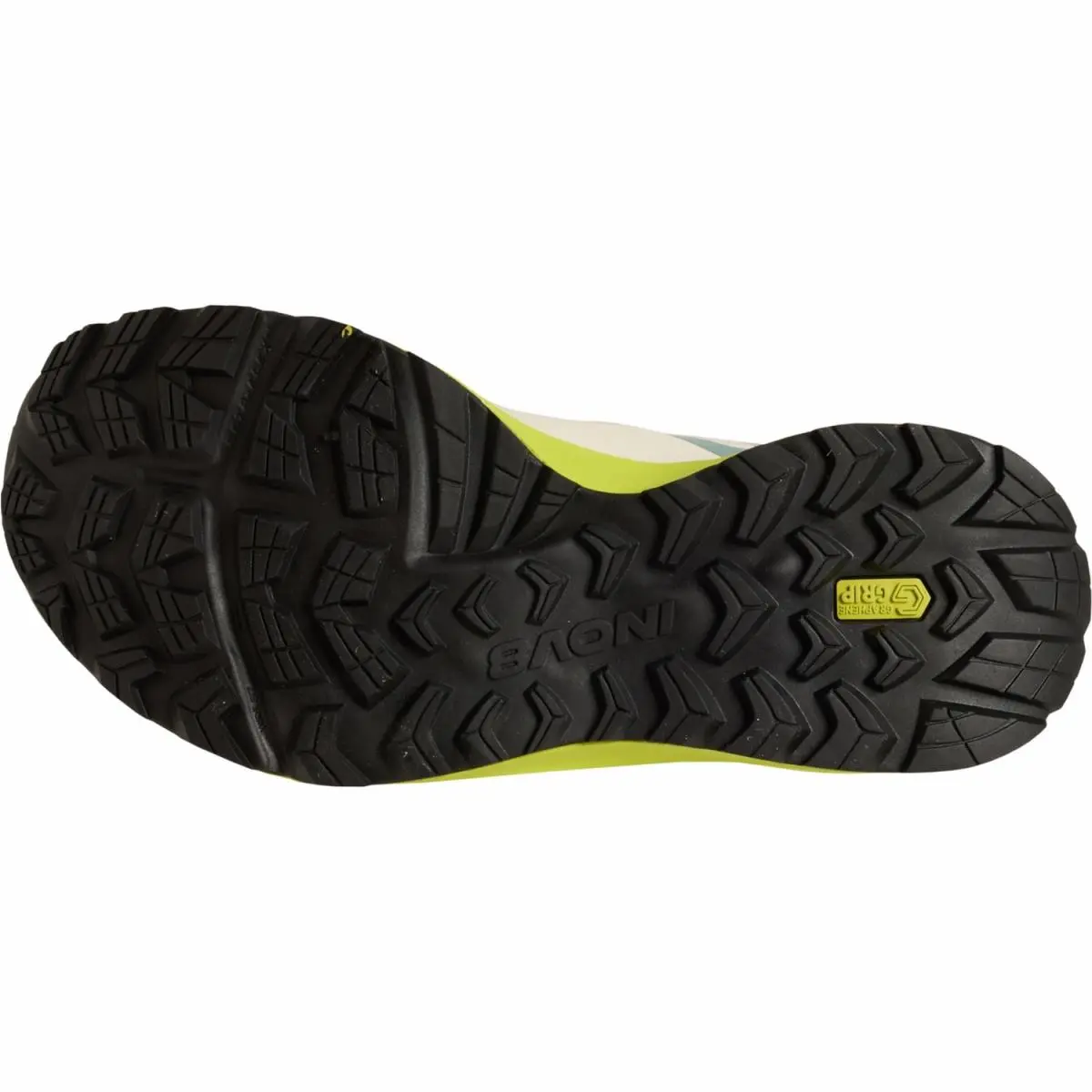 inov-8 shoes - Ivory Storm Blue Lime 6