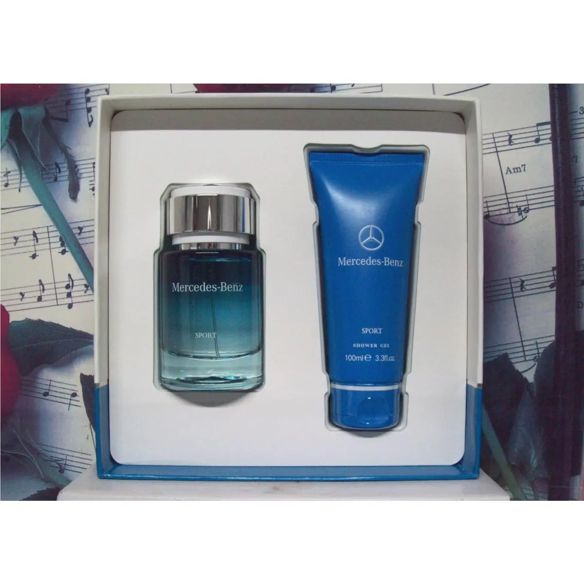 Mercedes Benz Sport For Men 2.5 Oz. Edt Spray + 3.3 Oz. Shower Gel Gift Set by Mercedes-Benz