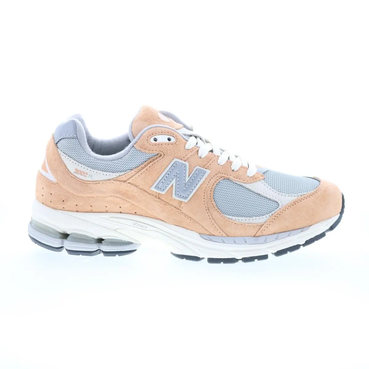 New Balance 2002R M2002RHM Mens Gray Suede Lifestyle Sneakers Shoes