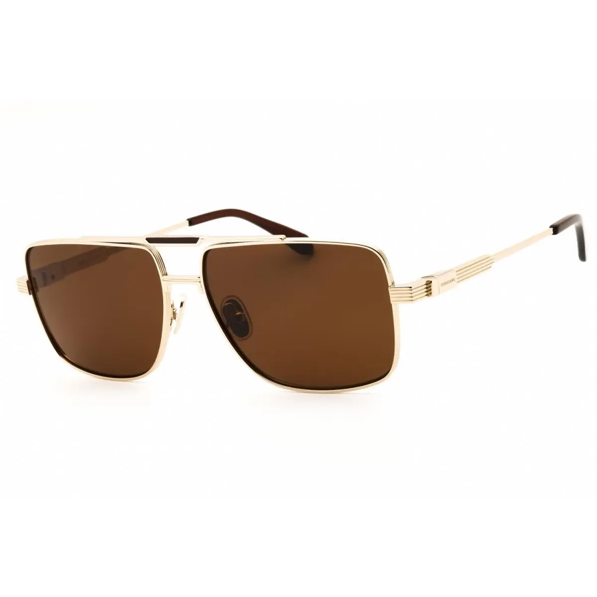 SF318SP 710 Sunglasses Gold Frame Polar Brown Lenses 60mm by Salvatore Ferragamo