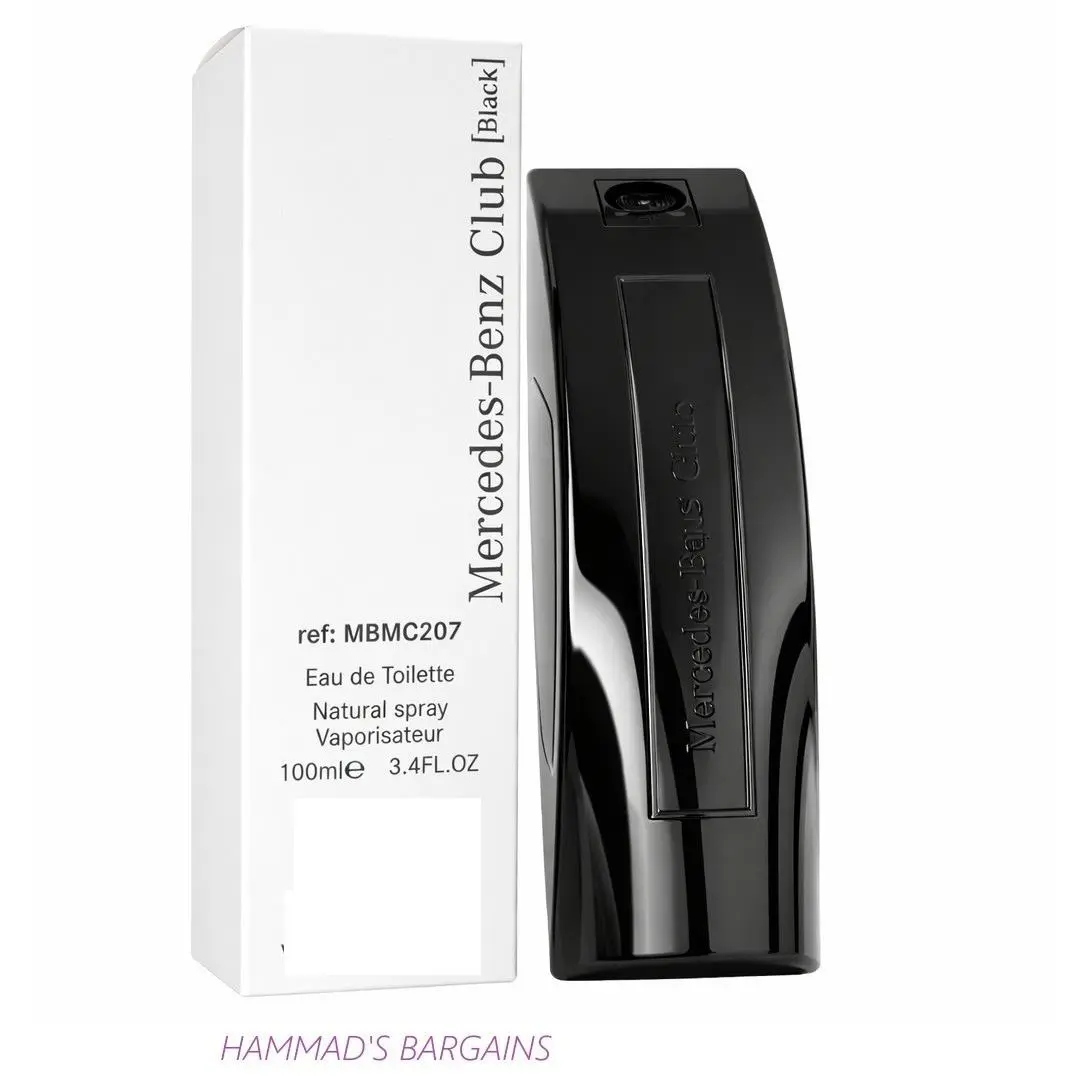 Mercedes‑benz Club Black Eau de Toilette 3.4 oz / 100 ml For Men – in White