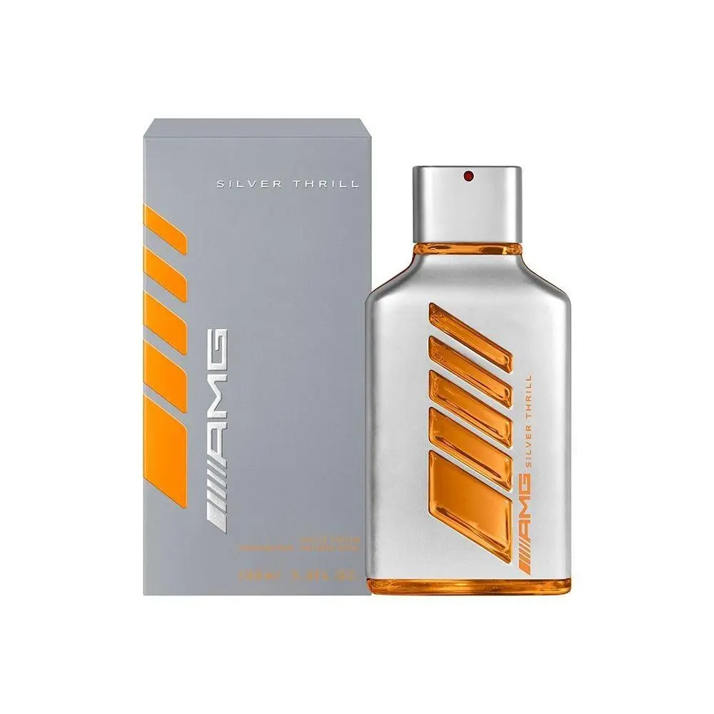 Mercedes-benz Amg Silver Thrill Eau de Parfum For Men 3.3 Fl. Oz. / 100ml by Mercedes-Benz