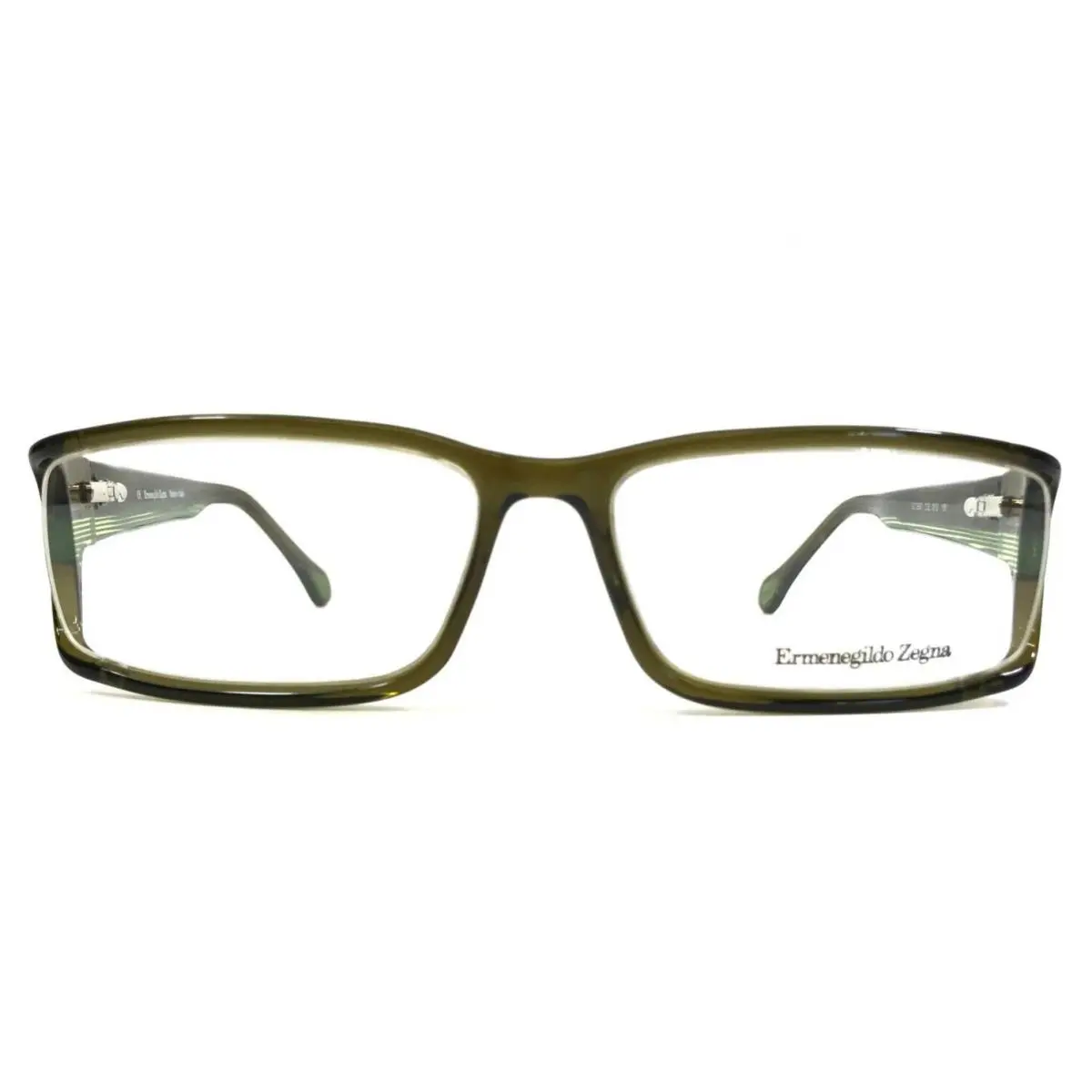 Eyeglasses Frames VZ 3560 COL.0912 Green Semi Rimmed 57-15-130 by Ermenegildo Zegna