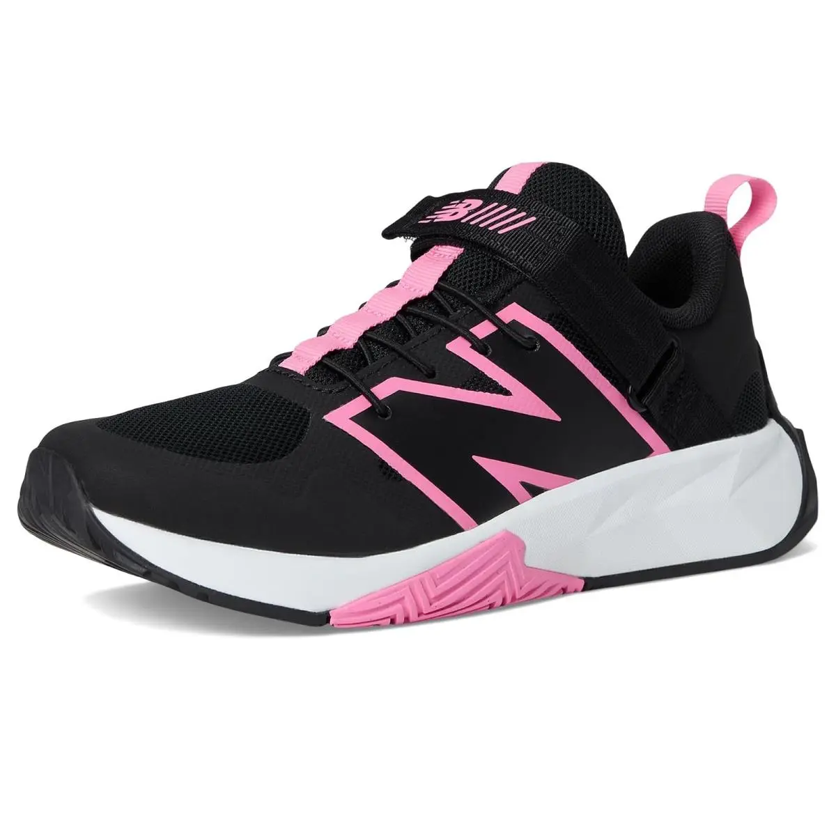 New Balance shoes - Black/Signal Pink/White 12