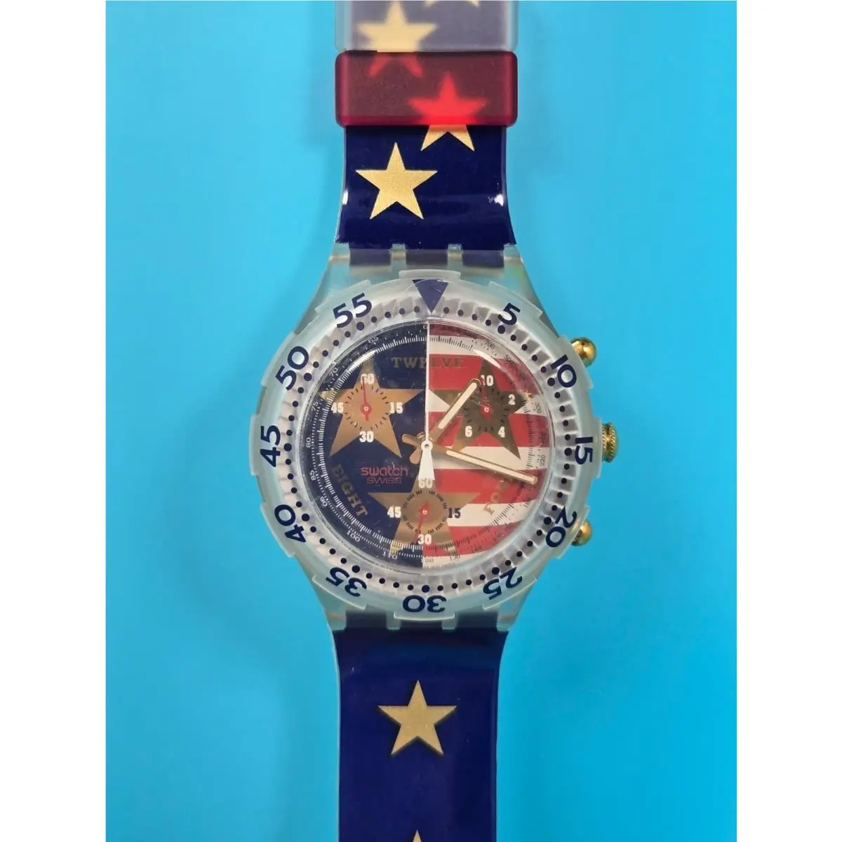 38mm Watch American Dream SEK103 1995 Aquachrono - Atlanta 1996 by Swatch