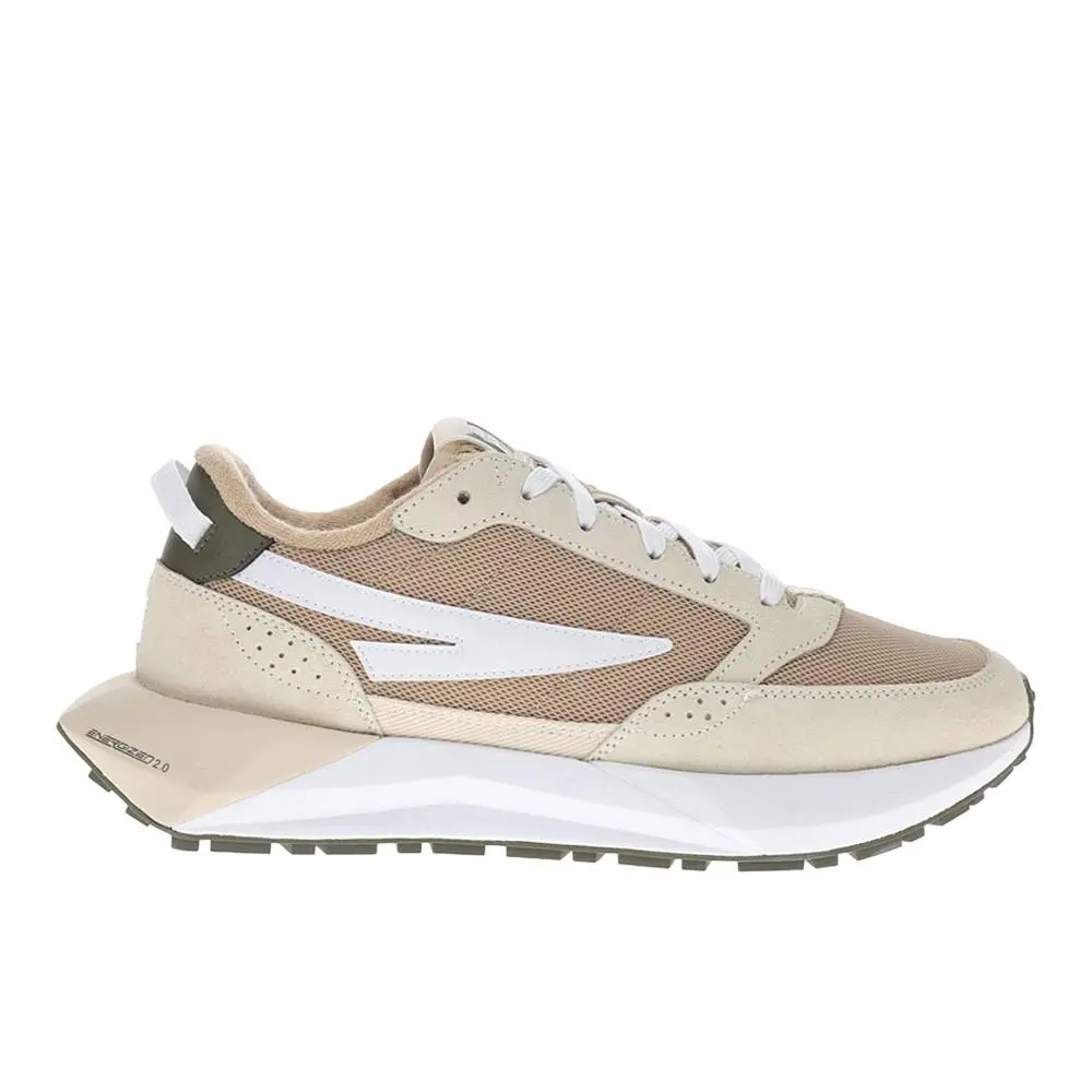 Fila Racer Energized Running Mens Beige Sneakers Athletic Shoes 1RM02779-210