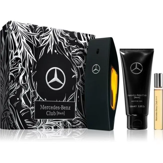 Mercedes-benz Men`s Mercedes-benz Club Black Gift Set Fragrances 3595471034694 by Mercedes-Benz