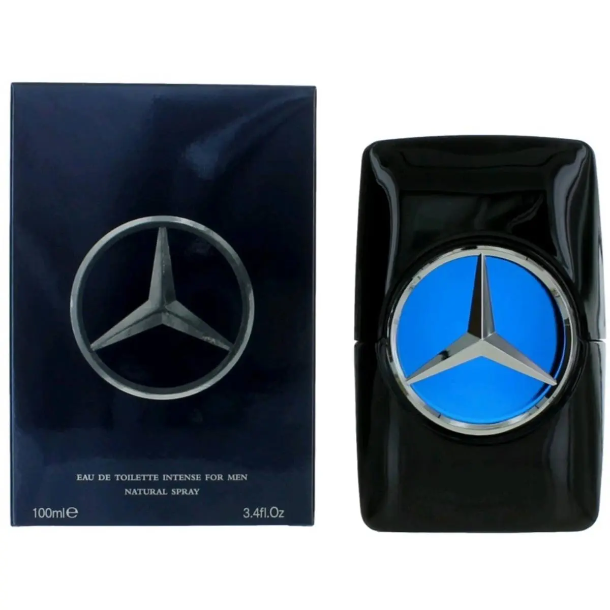 Mercedes Benz Men`s Edt Spray Intense Pear and Ambrette Top Notes 3.4 oz by Mercedes-Benz
