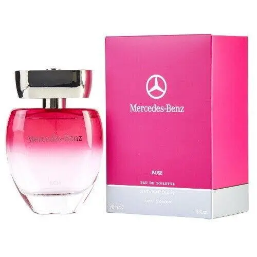 Mercedes Benz Rose Women Perfume Edt Spray 3.0 oz-90 ml