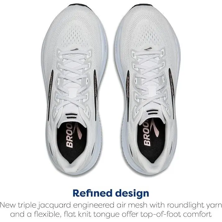 Brooks shoes - White/Black/Rose Gold 3