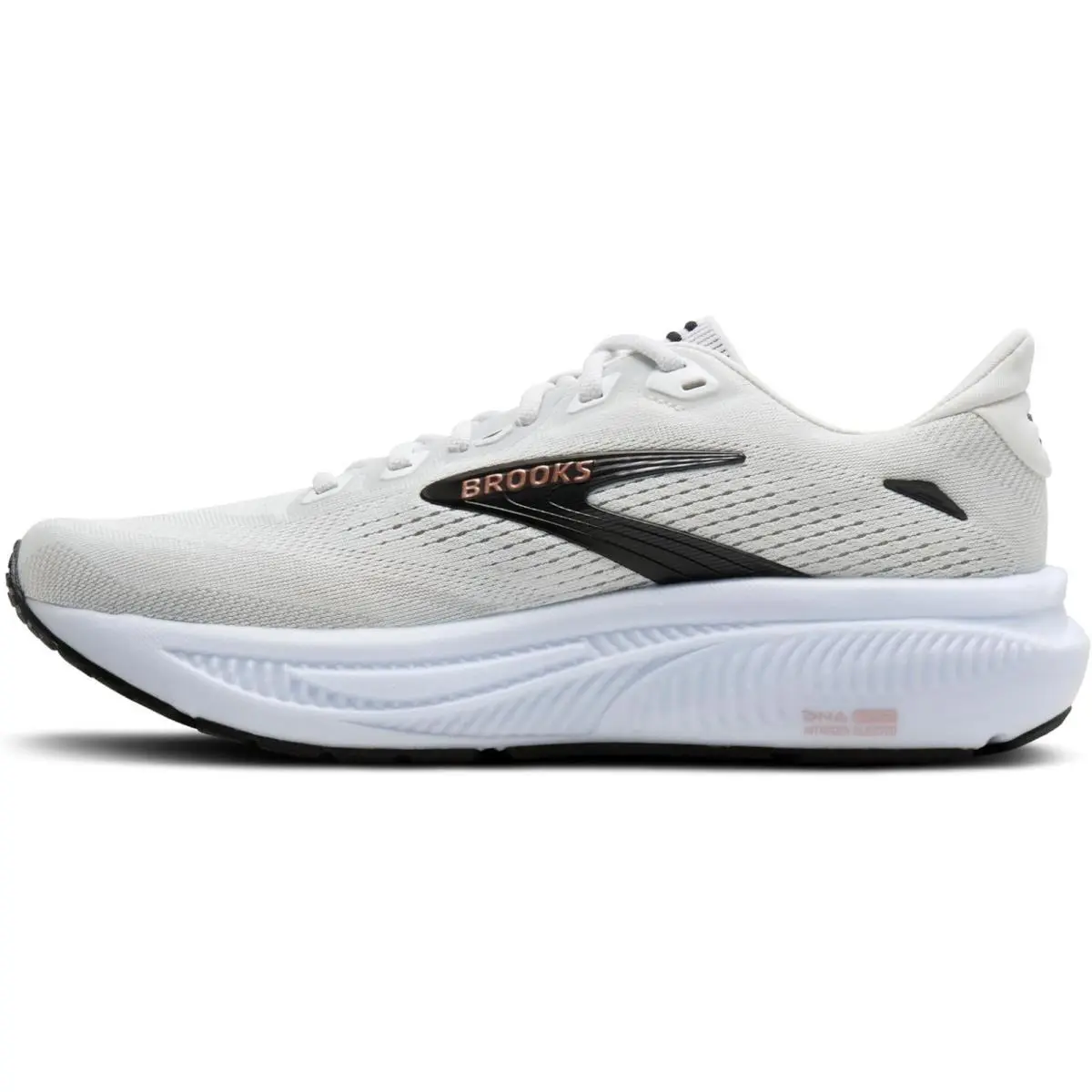 Brooks shoes - White/Black/Rose Gold 4