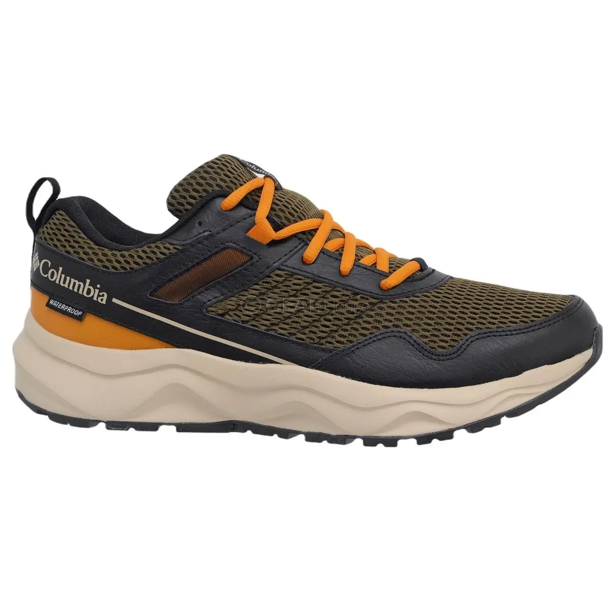 Columbia Plateau Waterproof Wide Width Mens Trail Hiking Shoes