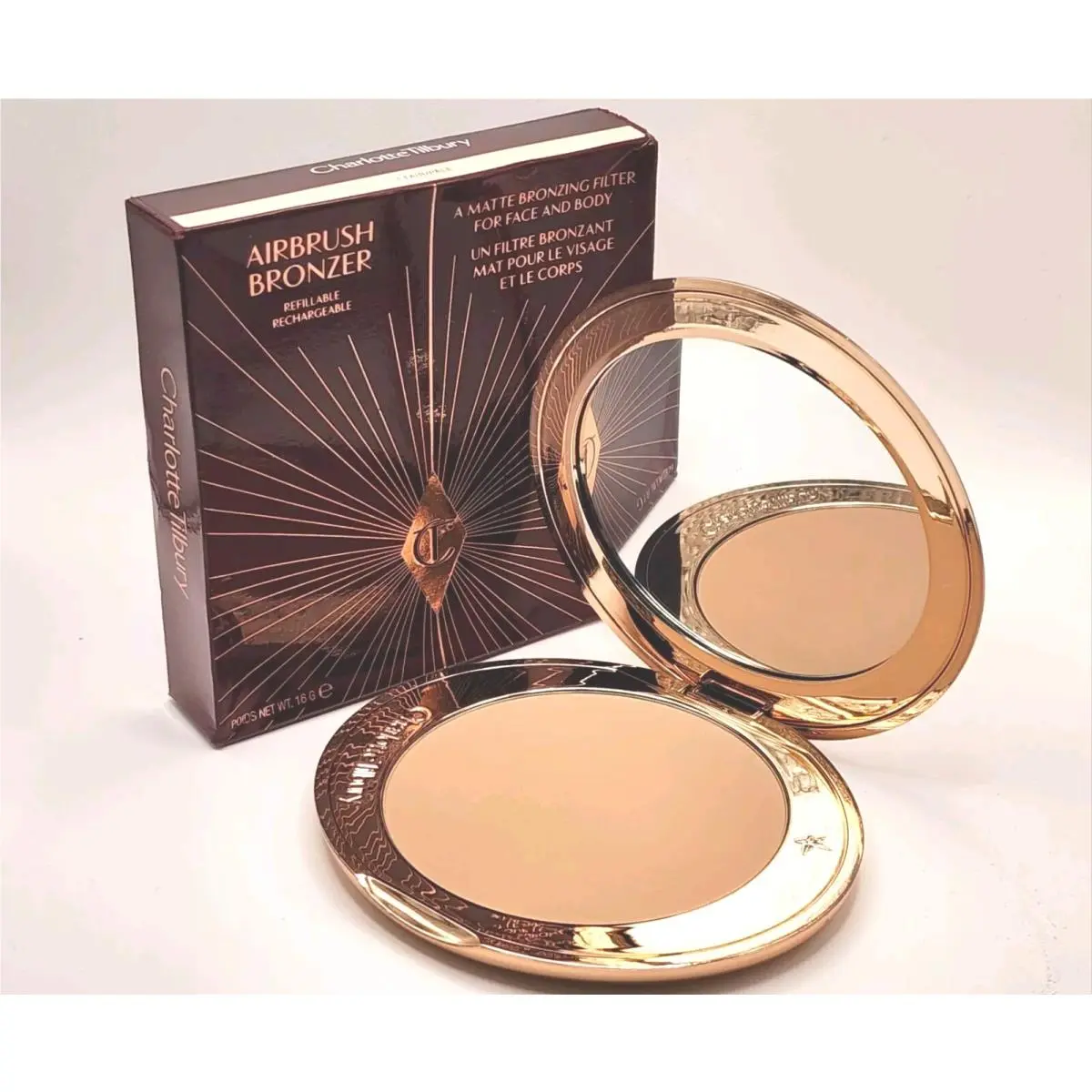 Charlotte Tilbury Airbrush Bronzer Matte Full Size 1 Fair