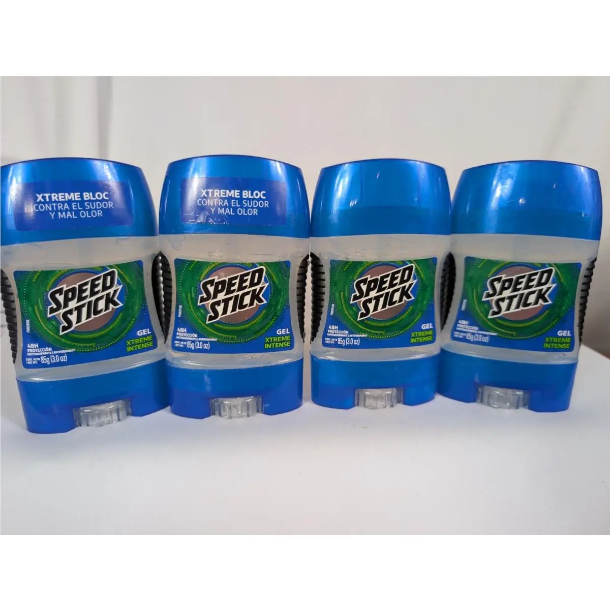 Lot Of 4 Mennen Speed Stick Xtreme Intense Gel Deodorant 48H