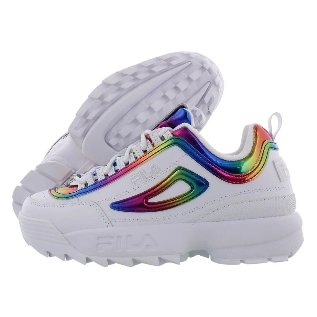 Fila shoes - White/Multi, Main: White 3