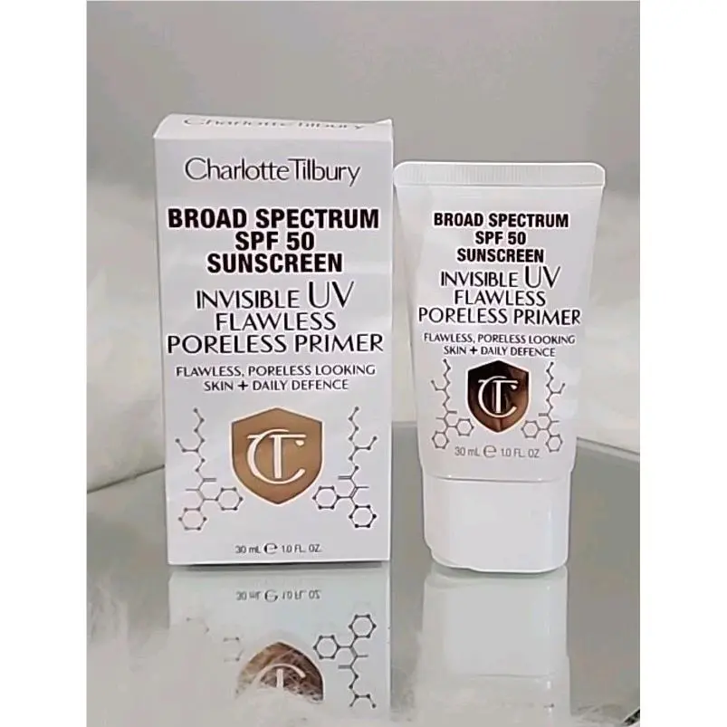 Charlotte Tilbury Invisible UV Flawless Poreless Primer SPF50 30ml Exp 01/2026