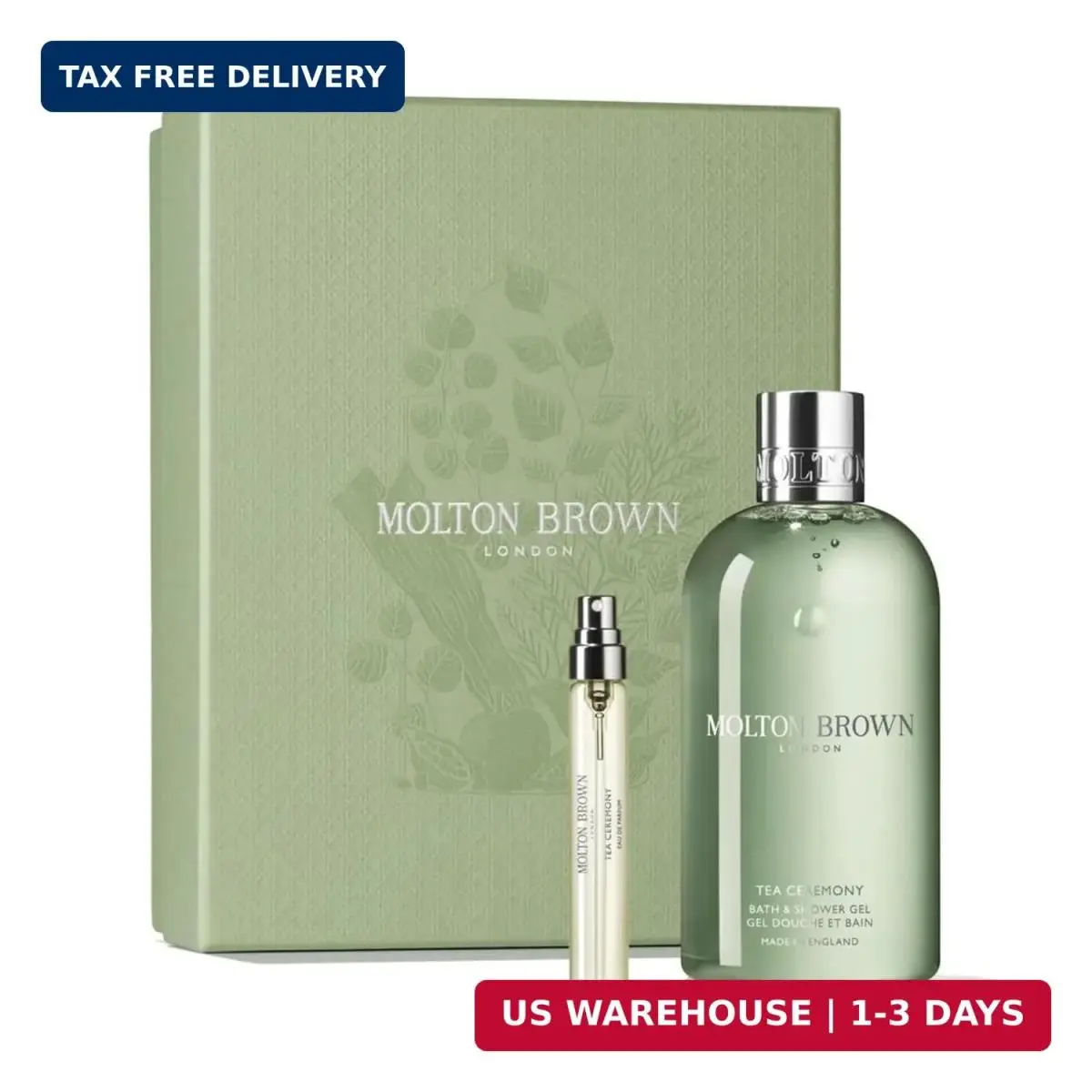 Tea Ceremony Gift Set - Eau De Parfum 0.25 Fl. Oz. Body Wash 10 Fl by Molton Brown