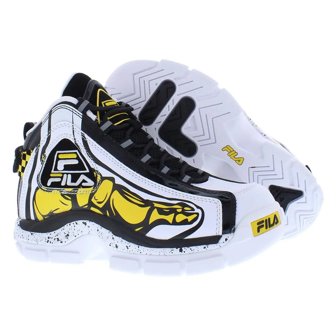 Fila shoes - 3BM01894115 - 3BM01894115 - Black/White/Yellow, Main: White 4