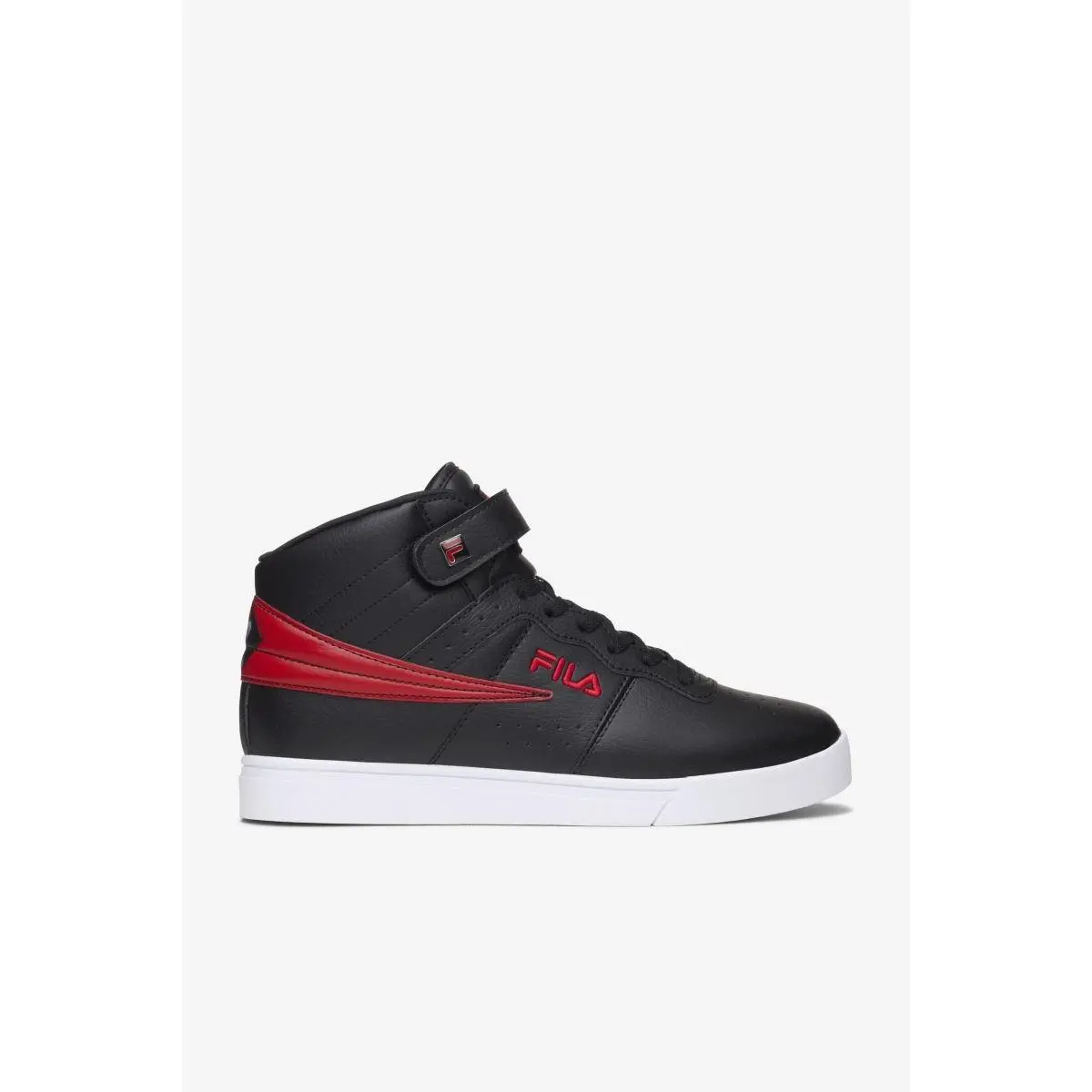 Fila Men`s Vulc 13 2D High Top Sneaker Black/white/fila Red - 1FM01752-014 Blac