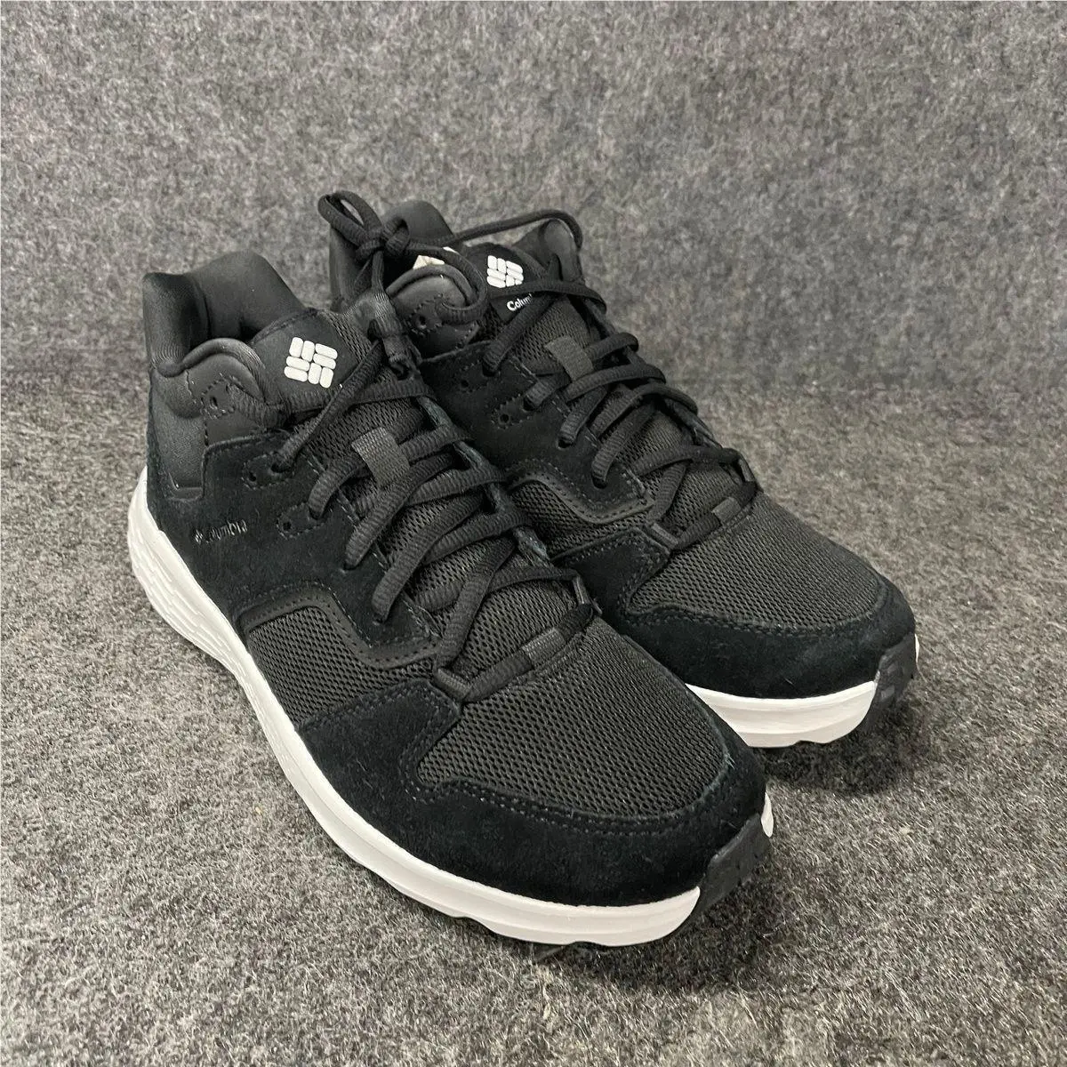 Columbia Tough Mother FS Mid Hiking Shoes Women`s Size US 7.5 Black/se