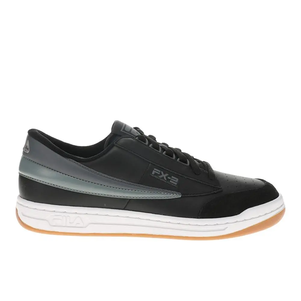 Fila Fx2 Court Lace Up Mens Black Sneakers Casual Shoes 1TM02090-002