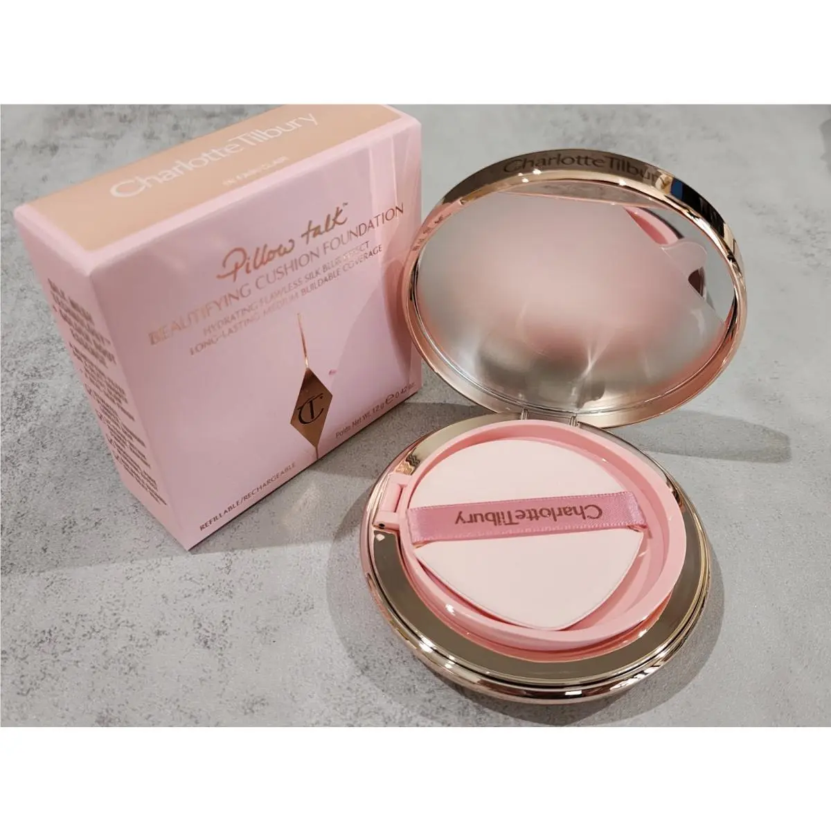 Charlotte Tilbury Pillow Talk Beautifying Cushion Foundation 1N Fair