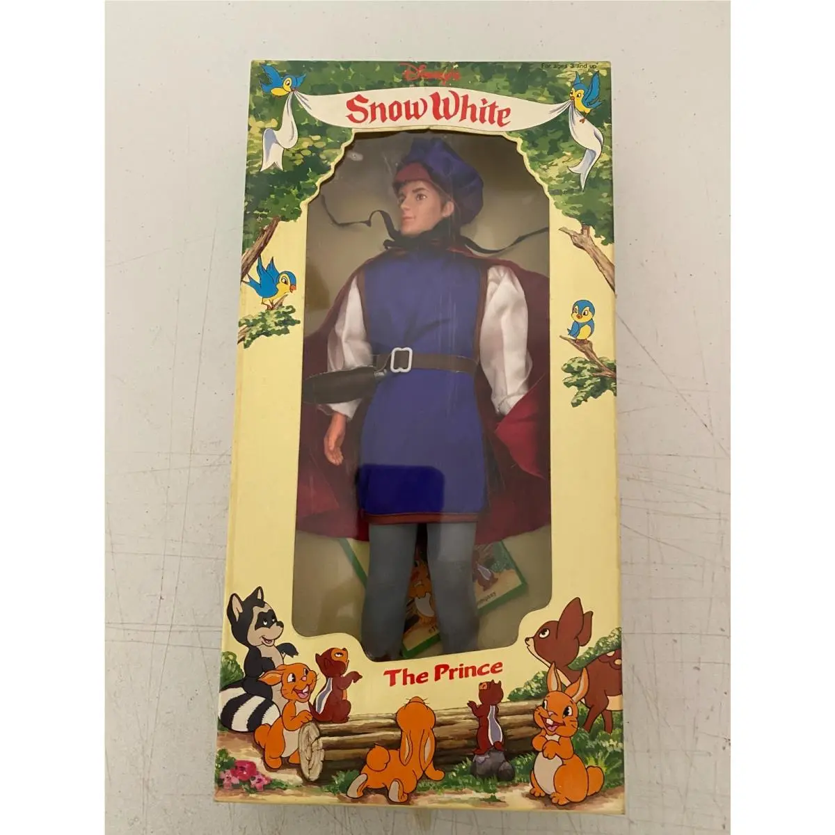 Vintage Bikin Disney Snow White The Prince 11.5 Jointed Doll