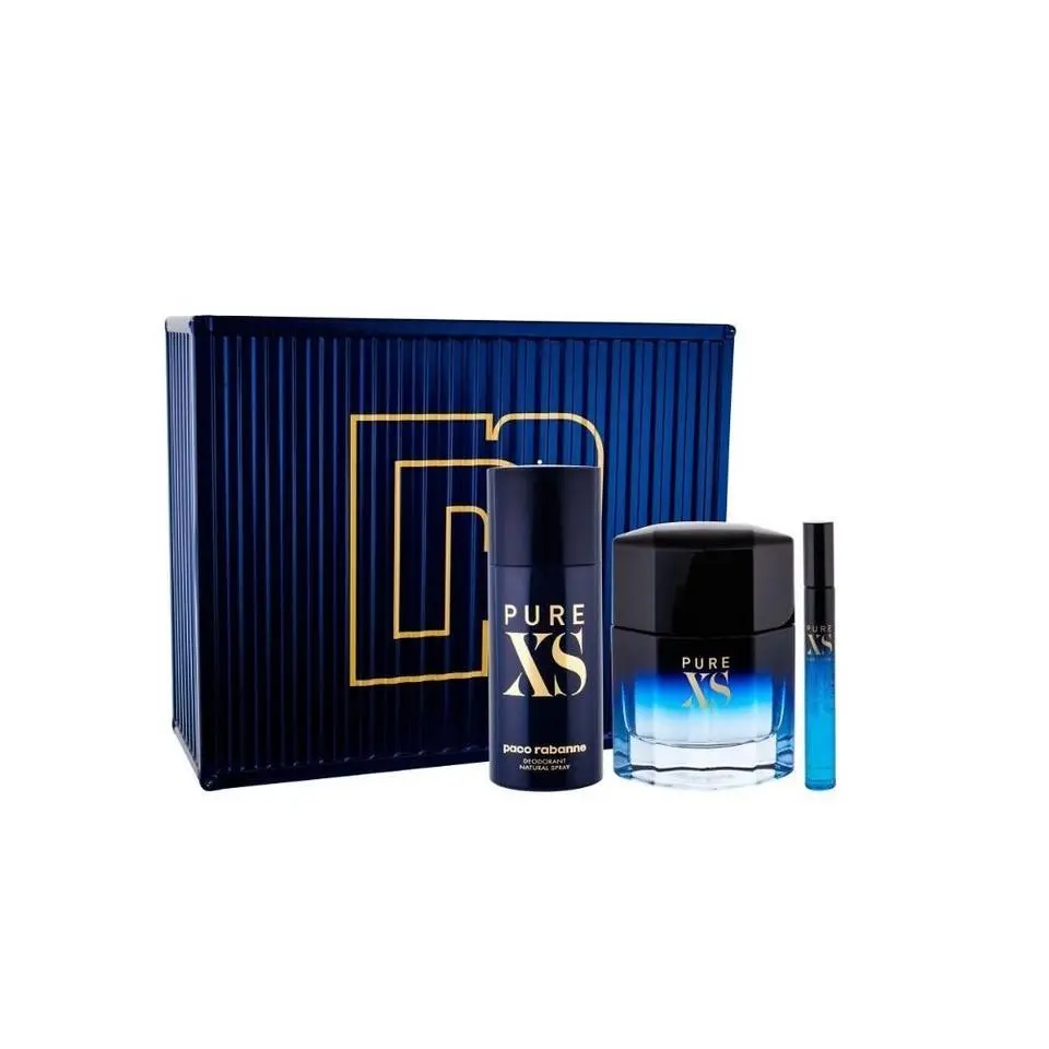 Pure XS  3PC Edt Gift Set For Men by Paco Rabanne