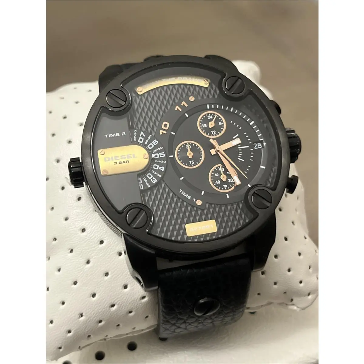 Little Daddy Men`s Black Watch - DZ7291 by Diesel