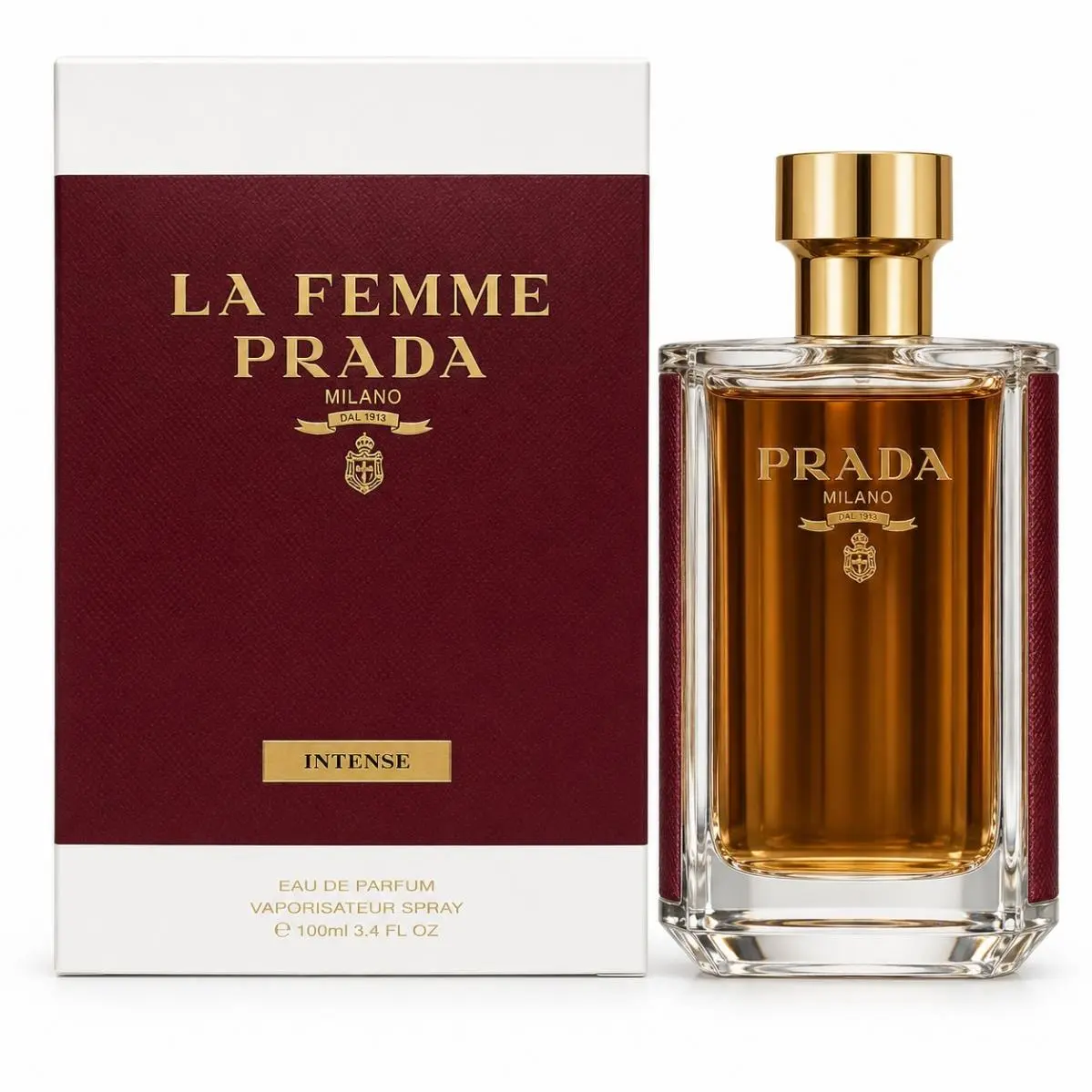 Prada La Femme Intense Eau De Parfum Spray For Women 3.4 Oz