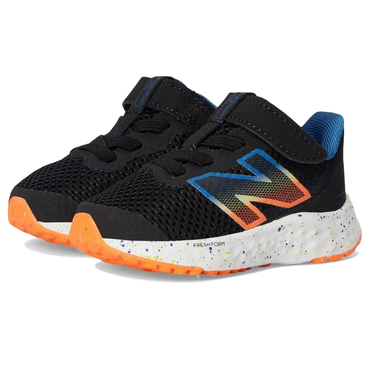 New Balance shoes - Black/Blaze Orange/Blue Agate 6